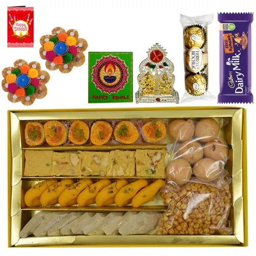 Diwali Gift Packs- Send Diwali Sweets, Corporate Diwali Gifts Online -  khaoChatPata