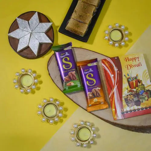 Diwali Greetings in a Gift Box - Gifts By Rashi