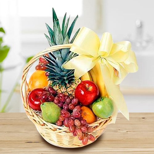 Fresh Fruit Basket 2 Kg to Hyderabad Free Shipping