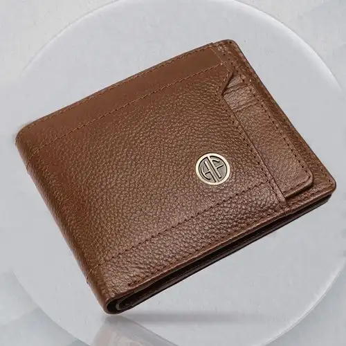 Stylish Leather RFID Protected Mens Wallet