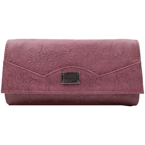 Classy Ladies Clutch Bag with Flap Closure Tapered Sides