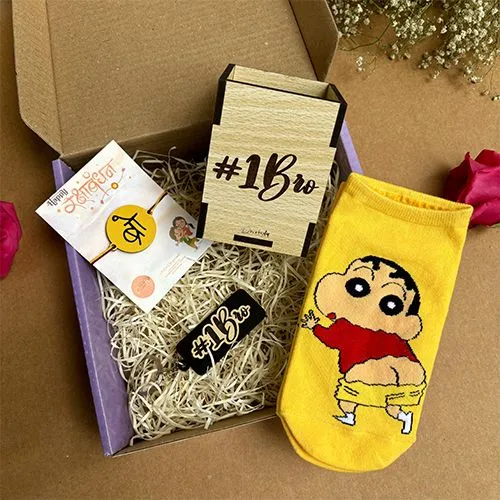 Shinchan Bro Rakhi Gift Hamper