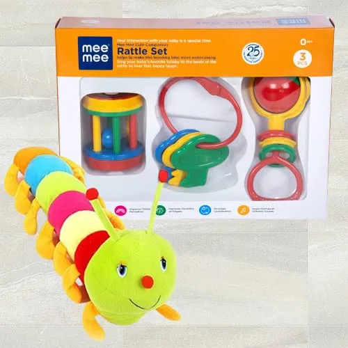 Wonderful Luvlap Fish Teether Rattles N Caterpillar Soft Toy