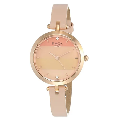 Titan raga shop pink watch